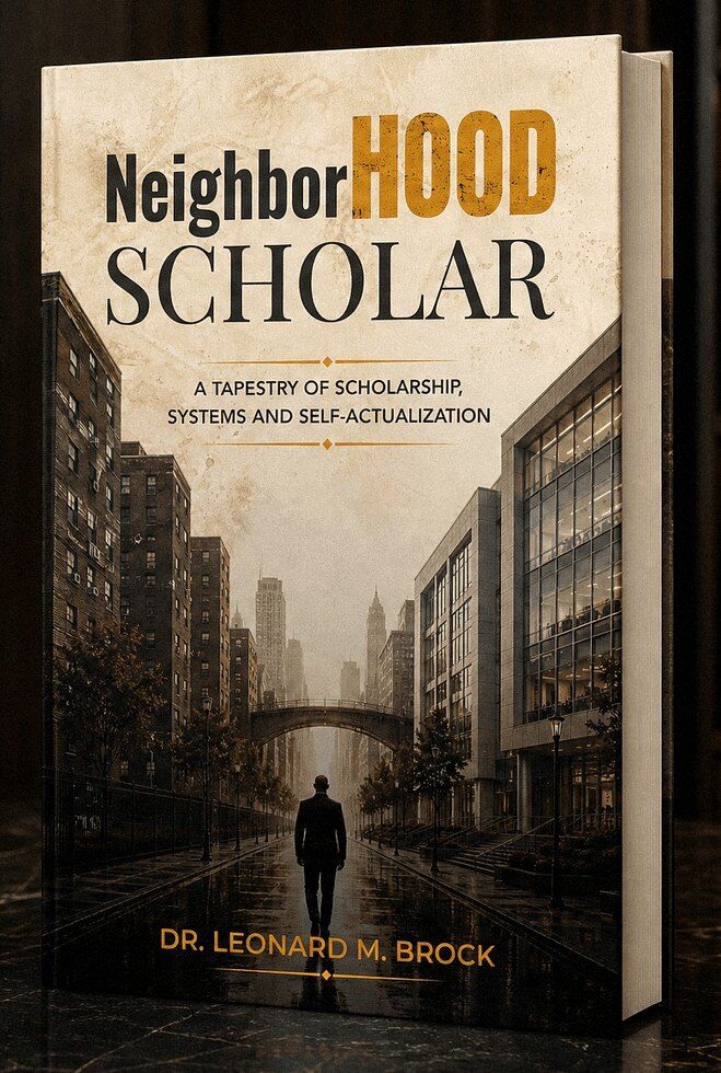 NeighborHOOD Scholar book cover by Dr. Leonard M. Brock